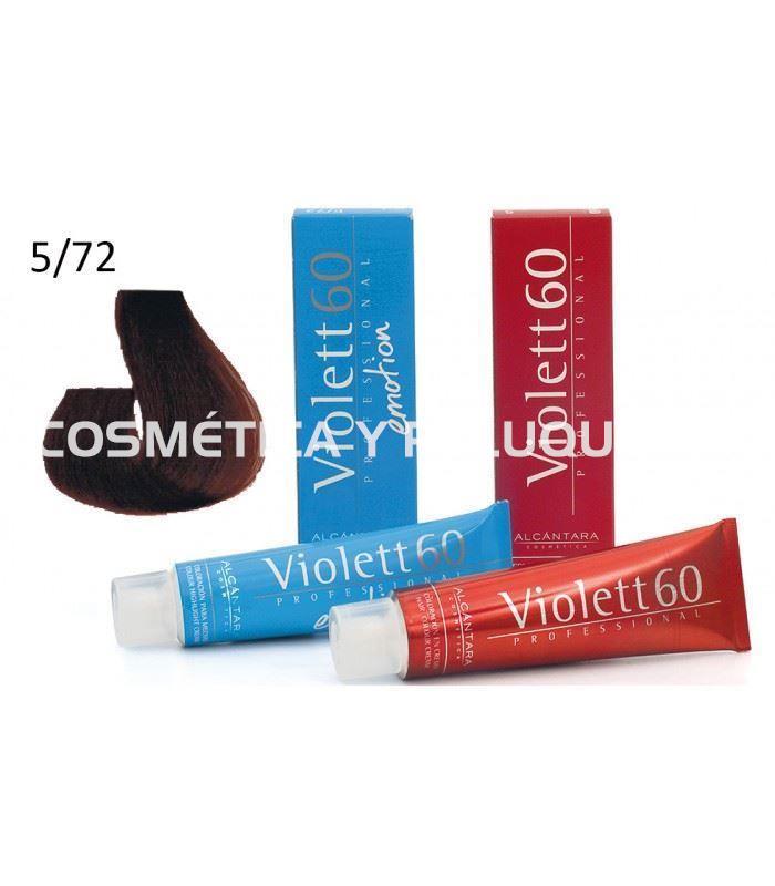 Tinte Violett 60 profesional color 5/72 cobre oscuro - Imagen 2