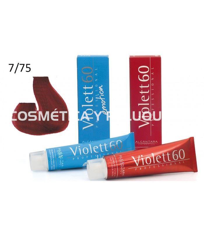 Tinte Violett 60 profesional color 7/75 magenta - Imagen 2