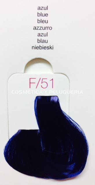 Tinte Violett 60 profesional color F/51 Azul fantasía - Imagen 2