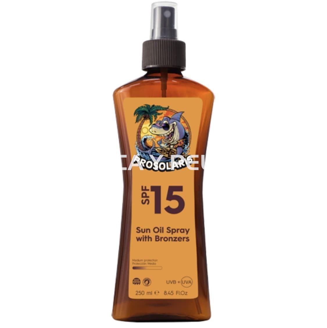 Aceite solar SPF 15 con bronze - Imagen 1