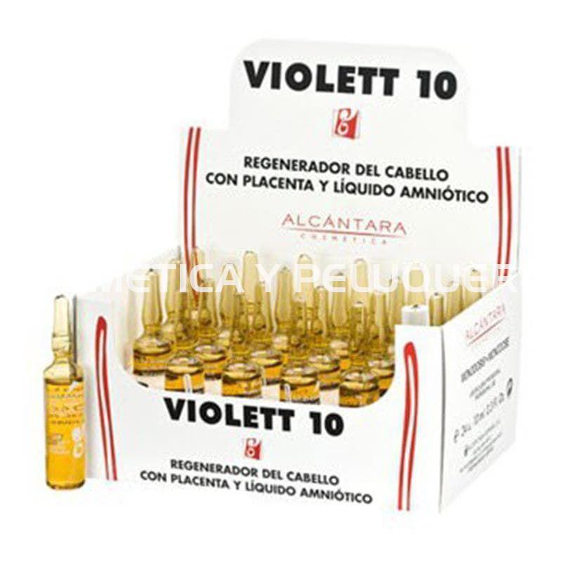 Ampollas Violett-10 24 uds, regeneradora con placenta - Imagen 1