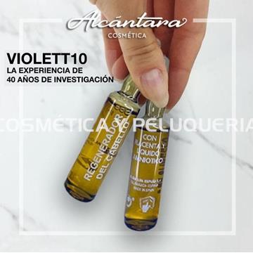 Ampollas Violett-10 24 uds, regeneradora con placenta - Imagen 2