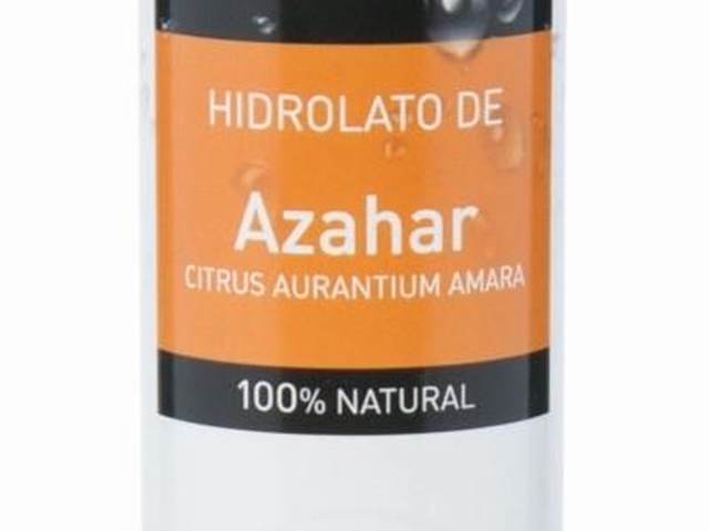 Agua floral de azahar, hidrolato