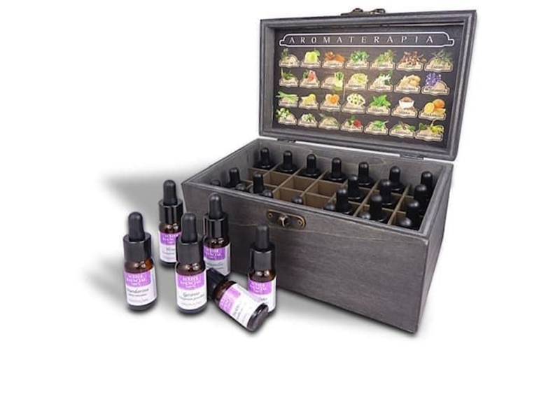 Caja organizadora de aceites esenciales