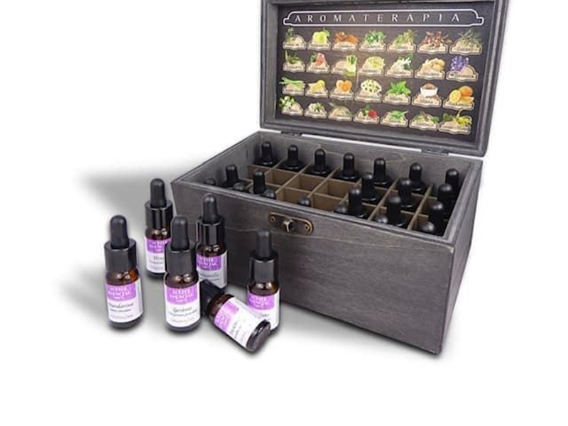 Caja organizadora de aceites esenciales