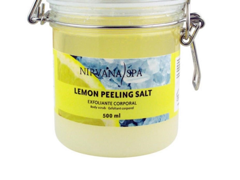 Lemon peeling salt