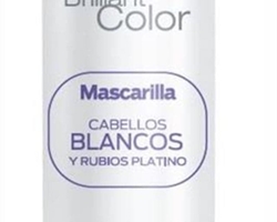 Mascarilla cabellos blancos y rubios platino