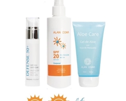 Pack solares facial y corporal con aloe vera de regalo