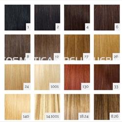 Cabello natural liso mini adhesivo, 2 piezas reutilizables de 50 cm. - Imagen 2