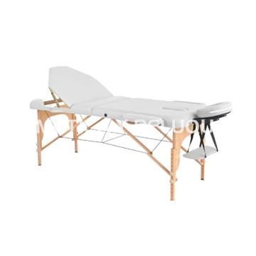 Camilla madera portátil masaje - Imagen 1