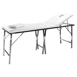 Camilla portátil blanca - Imagen 1