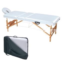 Camilla portátil madera blanca - Imagen 1