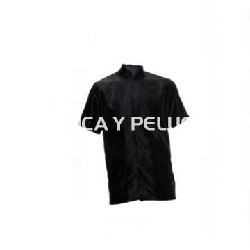 Camisa negra hombre peluquería y estética - Imagen 1