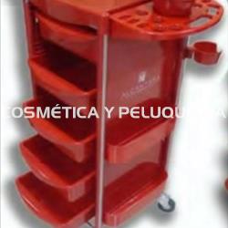 Carro peluquería rojo future - Imagen 1