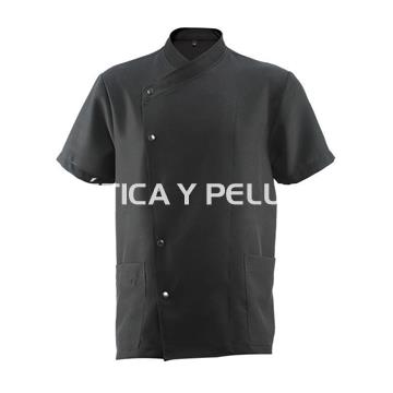 Casaca hombre negra peluquería y estética - Imagen 1