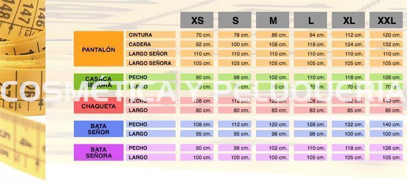 Casaca hombre negra peluquería y estética - Imagen 2