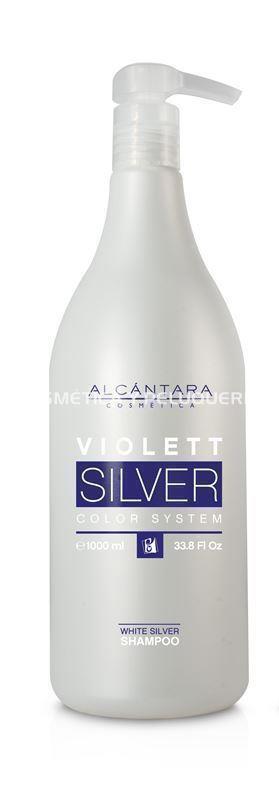 Champú Violett Silver, cabellos blancos, litro - Imagen 1