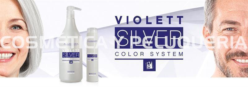 Champú Violett Silver, cabellos blancos, litro - Imagen 3