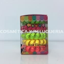 Coleteros para el pelo, 5 unidades colores flúor - Imagen 1