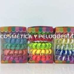 Coleteros para el pelo, 5 unidades colores flúor - Imagen 2