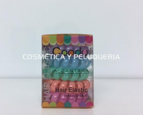 Coleteros para el pelo, 5 unidades colores pastel - Imagen 1