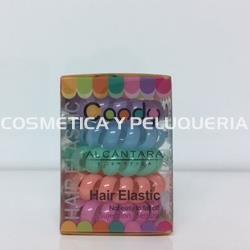 Coleteros para el pelo, 5 unidades colores pastel - Imagen 1