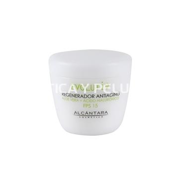 Crema facial Aloe Vera + Ácido Hialurónico FPS 15, 50ml. - Imagen 1
