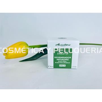 Crema facial Aloe Vera + Ácido Hialurónico FPS 15, 50ml. - Imagen 2