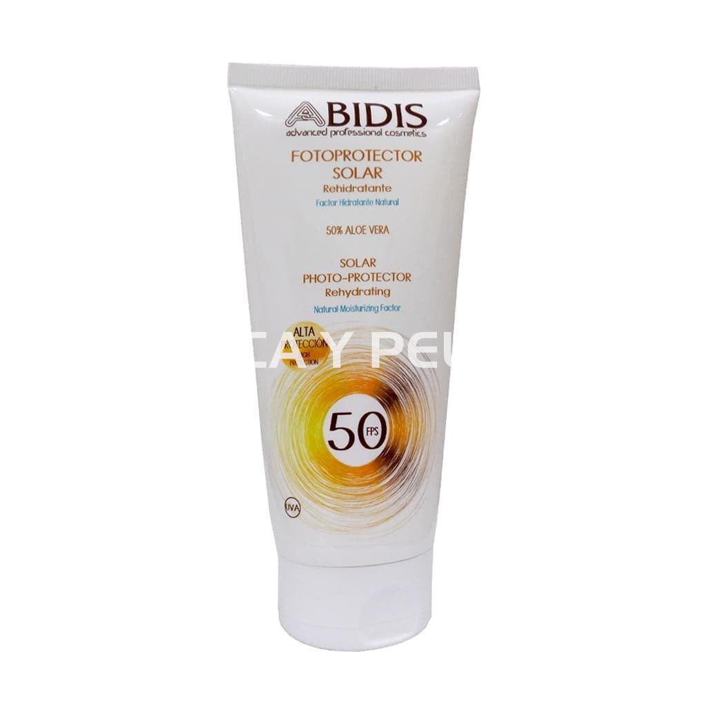 Crema solar SPF 50 con aloe vera y aceite de argán, 200ml - Imagen 1