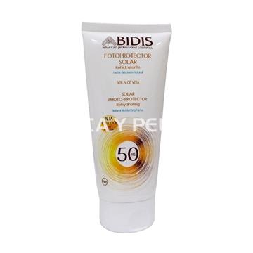Crema solar SPF 50 con aloe vera y aceite de argán, 200ml - Imagen 1