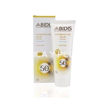 Crema solar SPF 50 con aloe vera y aceite de argán, 75ml. - Imagen 1
