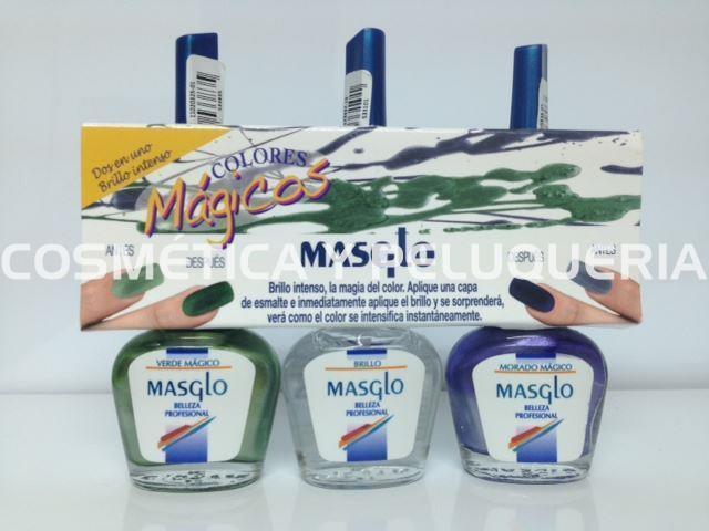 Esmaltes Masglo Colores Mágicos, 3 uds. - Imagen 1