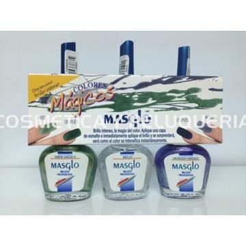 Esmaltes Masglo Colores Mágicos, 3 uds. - Imagen 1