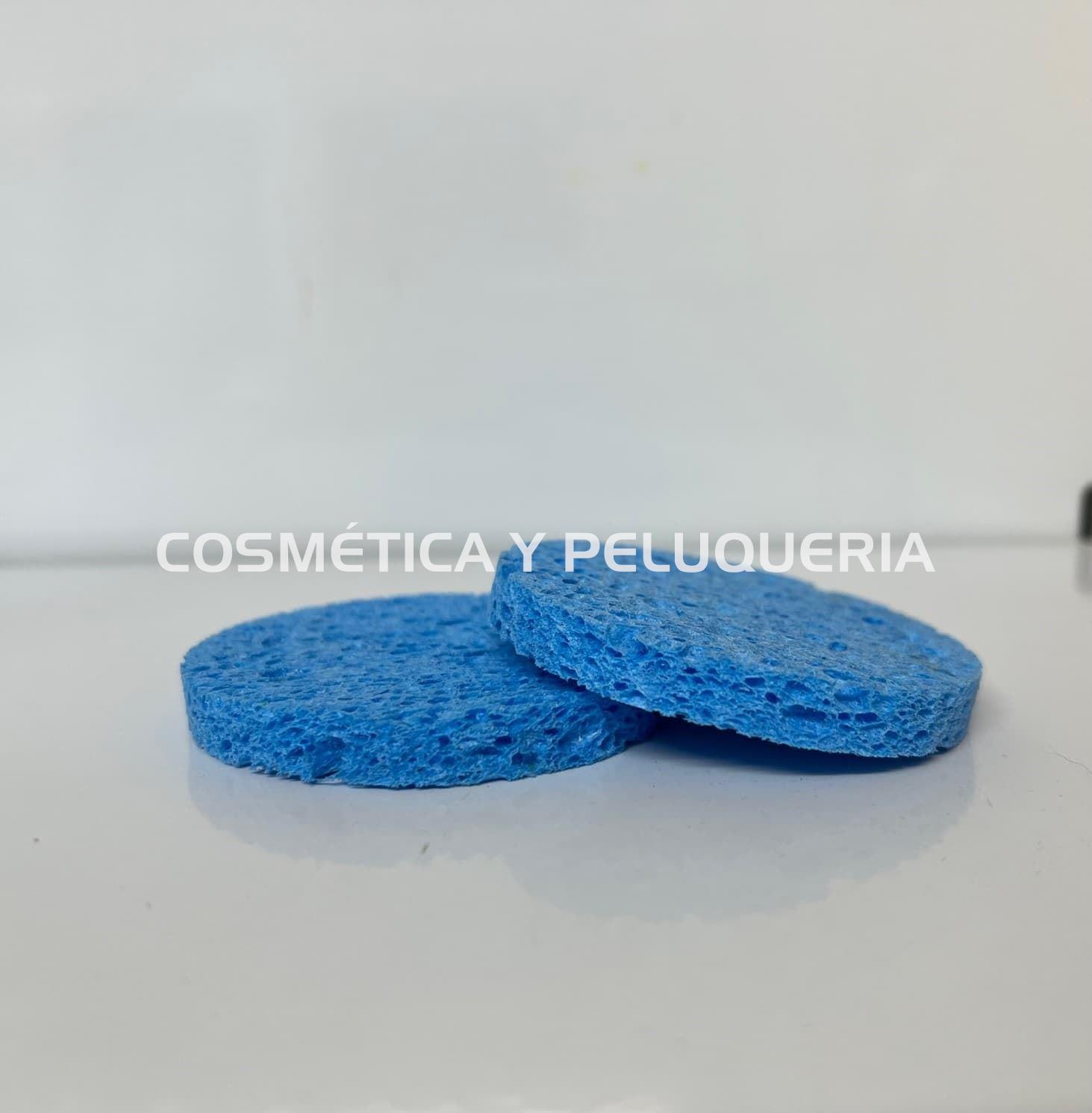 Esponjas desmaquillar azul, 2 unidades - Imagen 1