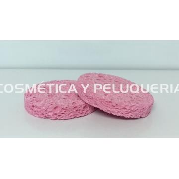 Esponjas desmaquillar rosa, 2 unidades - Imagen 1