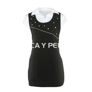 Estola negra con tachuelas peluquería y estética - Imagen 1