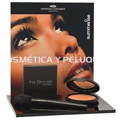 Expositor Polvos Compactos Bronzer, 8 uds. + brocha - Imagen 1