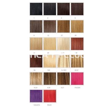 Extensión cabello natural 1 pieza con clip 40 cm - Imagen 2