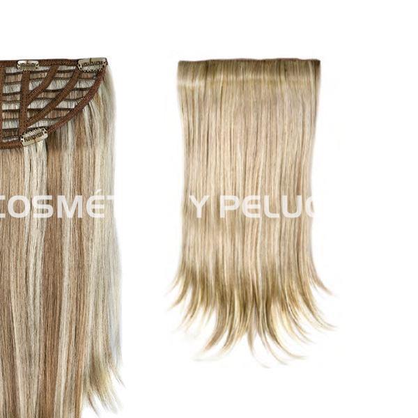 Extensión cabello natural 1 pieza con clip 50 cm - Imagen 1