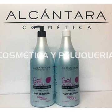 Gel limpiador de manos hidroalcoholico, 2 ud. de 1 litro - Imagen 1