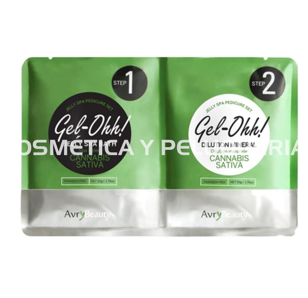 Gel-Ohh! Cannabis Sativa jelly spa, para pedicura - Imagen 1