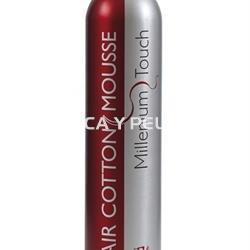 Hair cotton mousse Milenium Touch, espuma con extracto de algodón 300ml. - Imagen 1