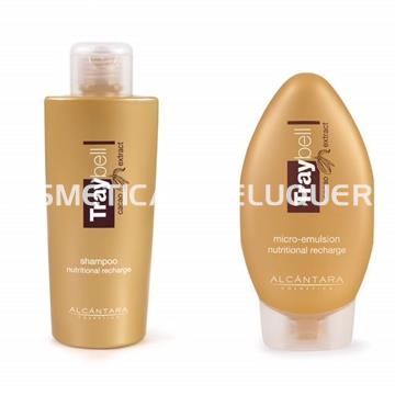 Kit champú y emulsión extracto Cacao Traybell - Imagen 1