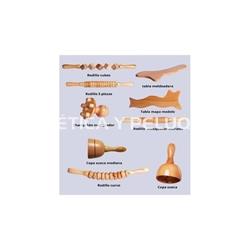 Kit maderoterapia reductor 9 piezas - Imagen 1