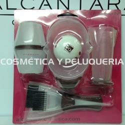 Kit técnico peluquería con bols, paletinas, medidor, reloj,etc... - Imagen 1