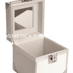 Maletín cofre de estética blanco - Imagen 2