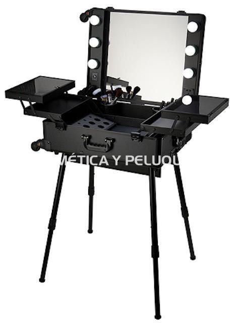 Maletín tocador negro para maquillaje - Imagen 1