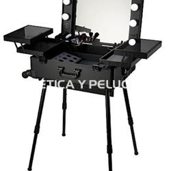 Maletín tocador negro para maquillaje - Imagen 1