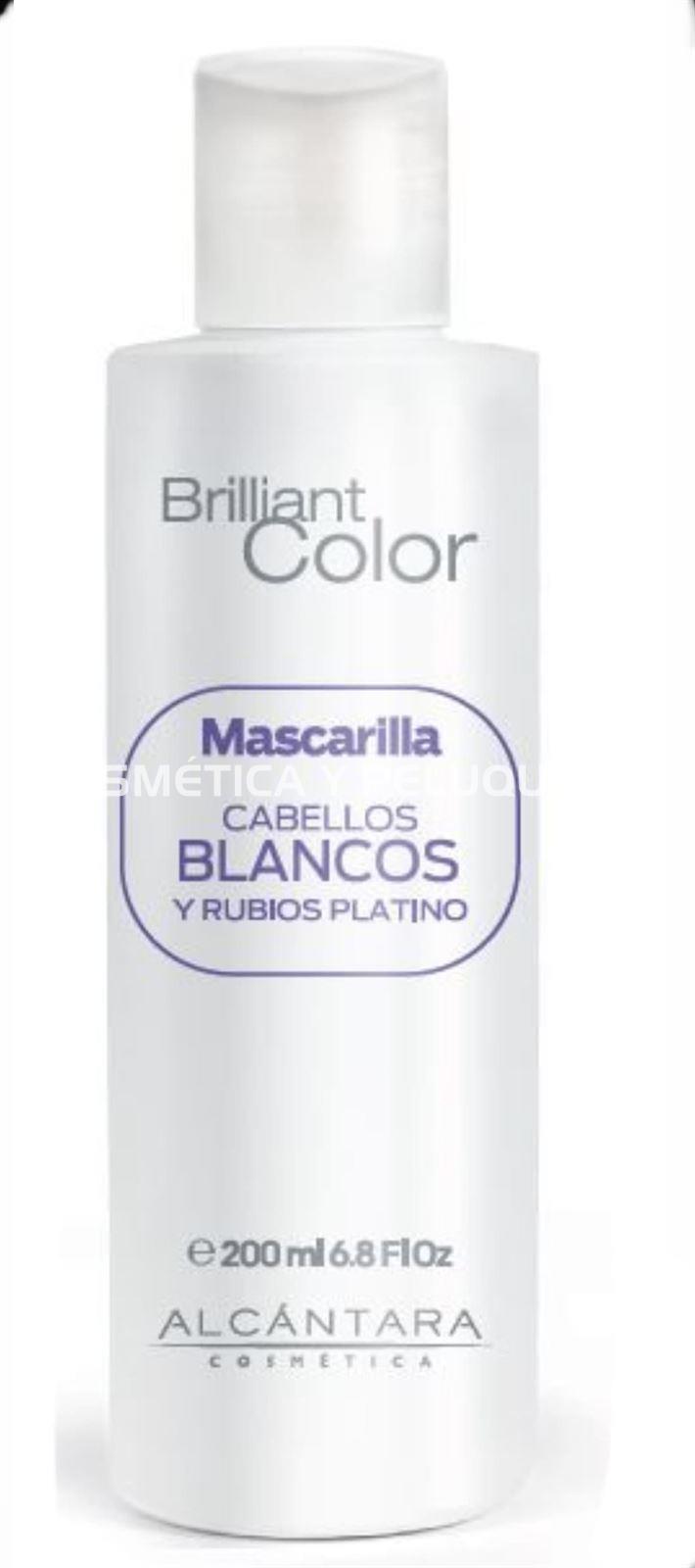 Mascarilla cabellos blancos y rubios platino, 200ml. - Imagen 1
