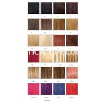 Mechón cabello natural con clip, 50 cm - Imagen 2